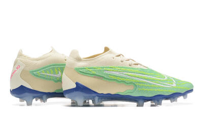 Men's Nike Phantom GX Elite FG Firm Ground Low-Tops Football Boots - Green/Beige