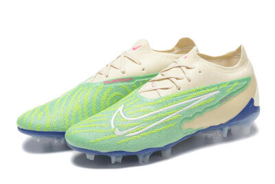 Men's Nike Phantom GX Elite FG Firm Ground Low-Tops Football Boots - Green/Beige