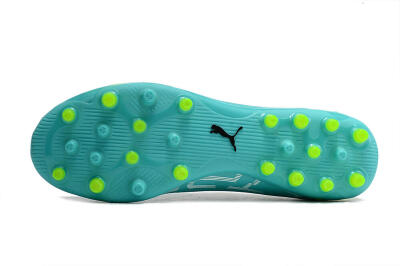 Men's Puma Ultra Ultimate MG Multi Ground Low-Tops Football Boots - Blue/Yellow/Silver