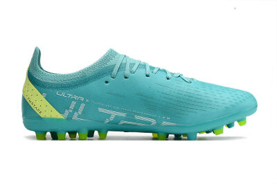 Men's Puma Ultra Ultimate MG Multi Ground Low-Tops Football Boots - Blue/Yellow/Silver