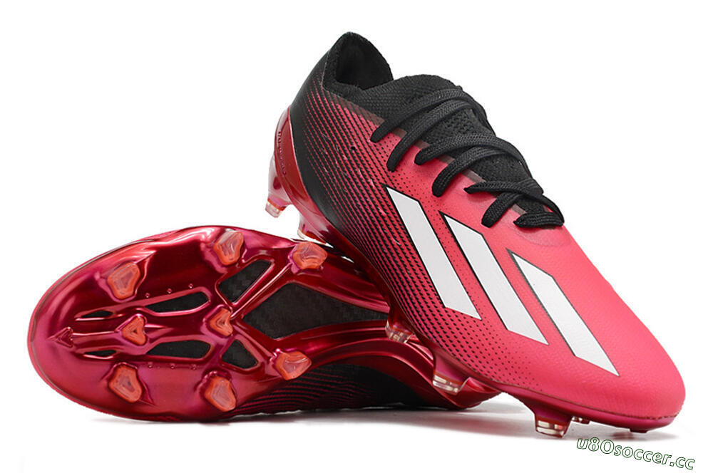 Men's Adidas X Speedportal.1 2022 World Cup FG Firm Ground Low-Tops Football Boots - Red/Black 3