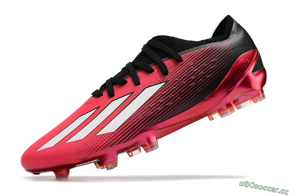 Men's Adidas X Speedportal.1 2022 World Cup FG Firm Ground Low-Tops Football Boots - Red/Black 5