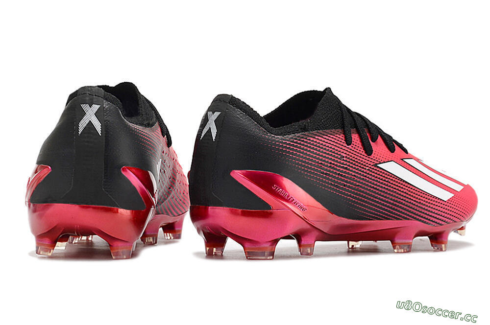 Men's Adidas X Speedportal.1 2022 World Cup FG Firm Ground Low-Tops Football Boots - Red/Black 6
