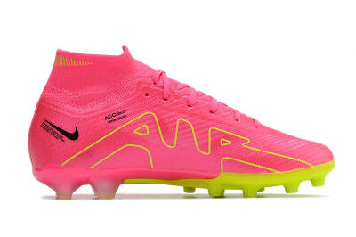 Unisex Nike Zoom Superfly 9 Elite SE AG Artificial Grass High-Tops Football Boots - Pink/Green