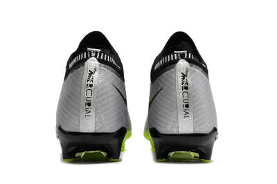 Unisex Nike Air Zoom Vapor 15 Elite SE AG Artificial Grass Low-Tops Football Boots - Silver/Green/Black