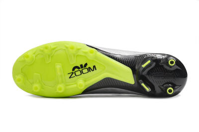Unisex Nike Air Zoom Vapor 15 Elite SE AG Artificial Grass Low-Tops Football Boots - Silver/Green/Black