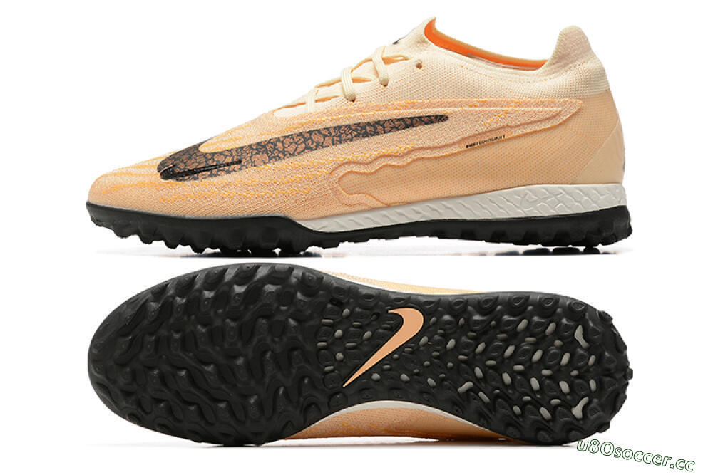 Men's Nike Phantom GX Elite TF Artificial Turf Low-Tops Football Shoes - Pink/Black 1