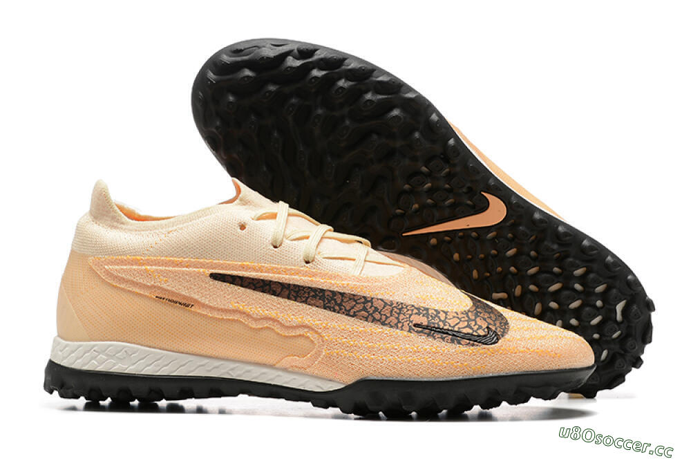 Men's Nike Phantom GX Elite TF Artificial Turf Low-Tops Football Shoes - Pink/Black 2