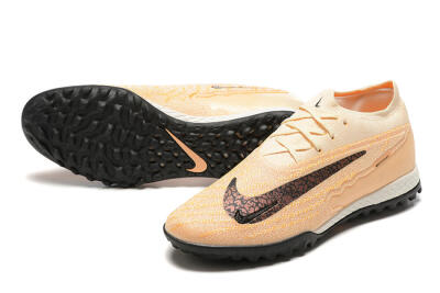 Men's Nike Phantom GX Elite TF Artificial Turf Low-Tops Football Shoes - Pink/Black