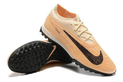 Men's Nike Phantom GX Elite TF Artificial Turf Low-Tops Football Shoes - Pink/Black