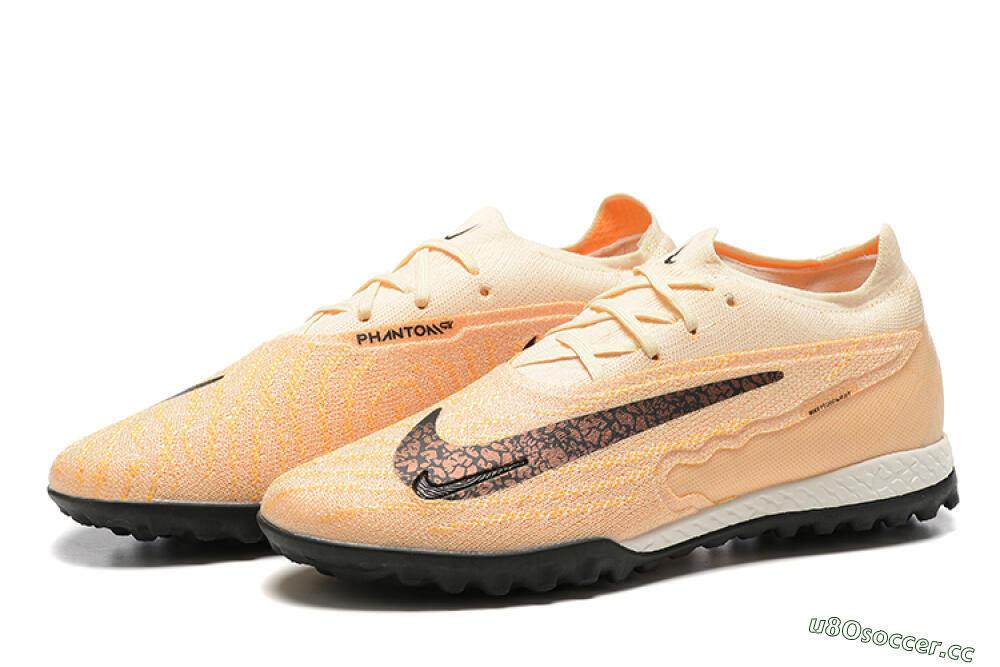 Men's Nike Phantom GX Elite TF Artificial Turf Low-Tops Football Shoes - Pink/Black 9
