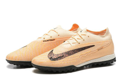 Men's Nike Phantom GX Elite TF Artificial Turf Low-Tops Football Shoes - Pink/Black