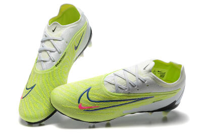 Men's Nike Phantom GX Elite FG Firm Ground Low-Tops Football Boots - Green/White/Blue