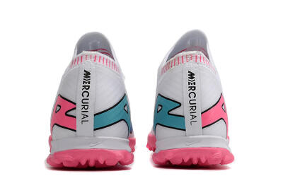 Unisex Nike Mercurial Vapor 15 Elite TF Artificial Turf Low-Tops Football Shoes - White/Pink