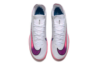 Unisex Nike Mercurial Superfly 9 Elite TF Artificial Turf High-Tops Football Shoes - White/Pink