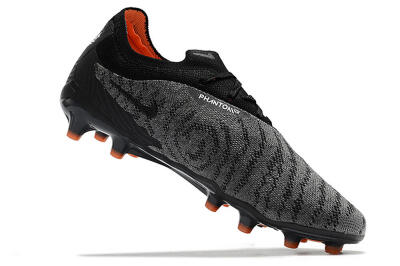 Men's Nike Phantom GX Elite AG Artificial Grass Low-Tops Football Boots - Black/Grey