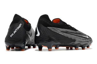 Men's Nike Phantom GX Elite AG Artificial Grass Low-Tops Football Boots - Black/Grey