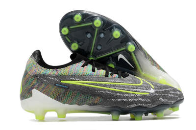 Men's Nike Phantom GX Elite AG Artificial Grass Low-Tops Football Boots - Grey/Green