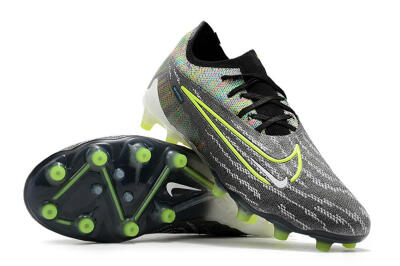Men's Nike Phantom GX Elite AG Artificial Grass Low-Tops Football Boots - Grey/Green