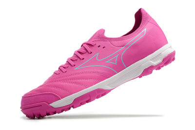 Men's Mizuno Morelia Neo Sala β Japan TF Artificial Turf Low-Tops Football Shoes - Pink/Blue
