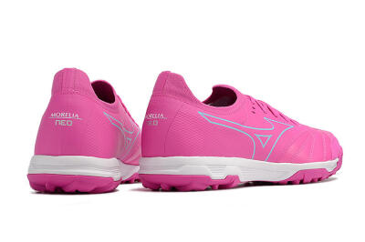 Men's Mizuno Morelia Neo Sala β Japan TF Artificial Turf Low-Tops Football Shoes - Pink/Blue