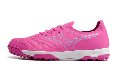 Men's Mizuno Morelia Neo Sala β Japan TF Artificial Turf Low-Tops Football Shoes - Pink/Blue