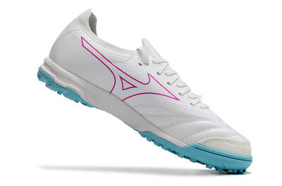 Men's Mizuno Morelia Neo Sala β Japan TF Artificial Turf Low-Tops Football Shoes - White/Blue/Red