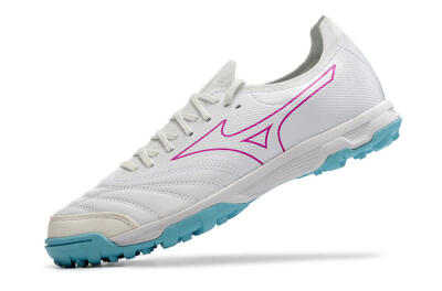 Men's Mizuno Morelia Neo Sala β Japan TF Artificial Turf Low-Tops Football Shoes - White/Blue/Red