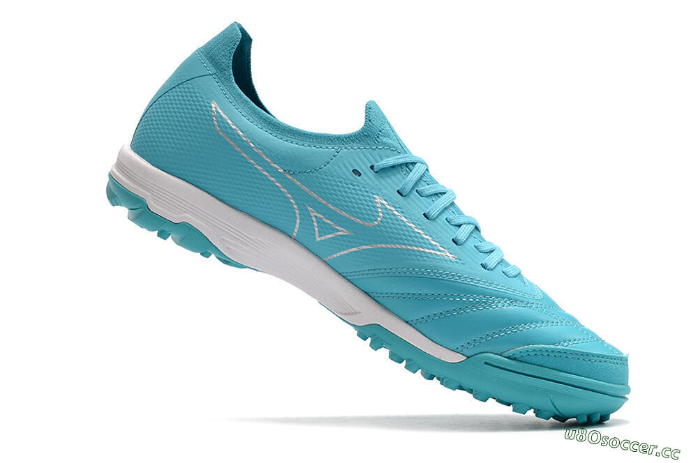 Men's Mizuno Morelia Neo Sala β Japan TF Artificial Turf Low-Tops Football Shoes - Blue/White 4