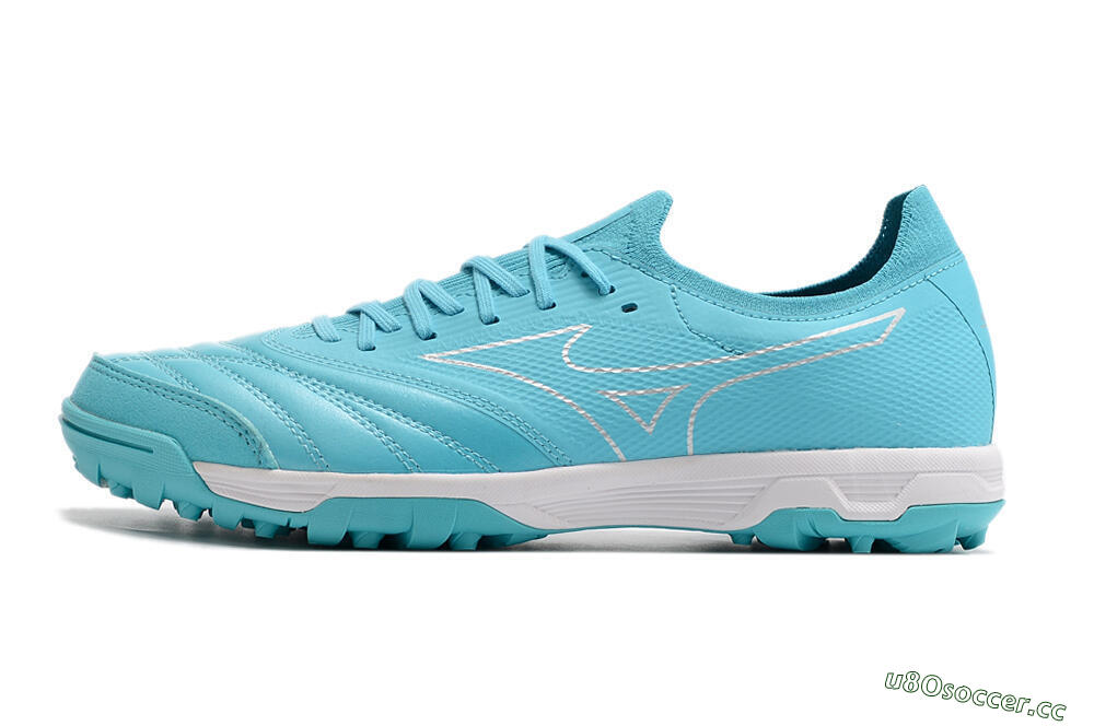 Men's Mizuno Morelia Neo Sala β Japan TF Artificial Turf Low-Tops Football Shoes - Blue/White 0
