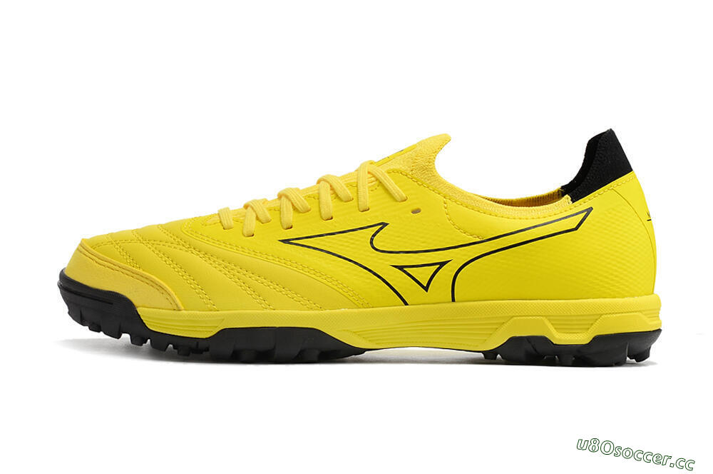 Men's Mizuno Morelia Neo Sala β Japan TF Artificial Turf Low-Tops Football Shoes - Yellow/Black 0