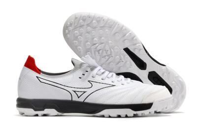 Men's Mizuno Morelia Neo Sala β Japan TF Artificial Turf Low-Tops Football Shoes - White/Black/Red