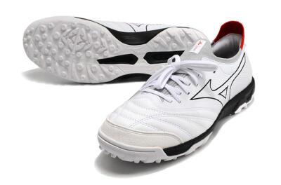 Men's Mizuno Morelia Neo Sala β Japan TF Artificial Turf Low-Tops Football Shoes - White/Black/Red