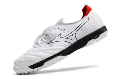 Men's Mizuno Morelia Neo Sala β Japan TF Artificial Turf Low-Tops Football Shoes - White/Black/Red