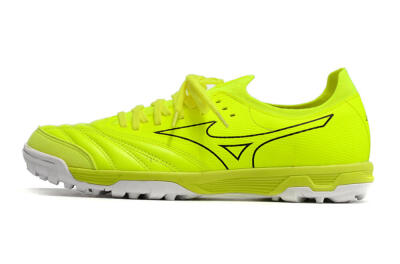 Men's Mizuno Morelia Neo Sala β Japan TF Artificial Turf Low-Tops Football Shoes - Green/Black