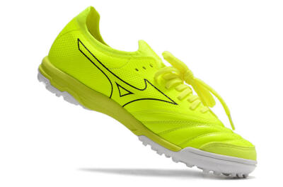 Men's Mizuno Morelia Neo Sala β Japan TF Artificial Turf Low-Tops Football Shoes - Green/Black