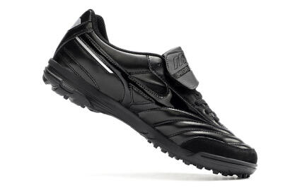 Men's Mizuno Morelia Sala Classic TF Artificial Turf Low-Tops Football Shoes - Black/Black