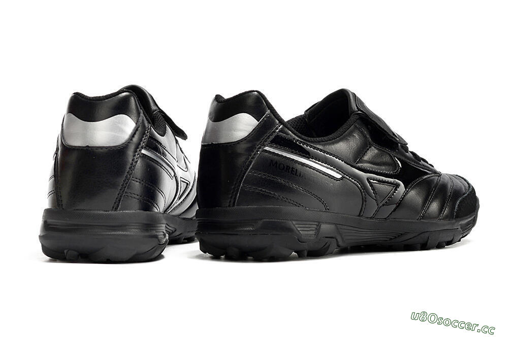 Men's Mizuno Morelia Sala Classic TF Artificial Turf Low-Tops Football Shoes - Black/Black 6