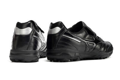 Men's Mizuno Morelia Sala Classic TF Artificial Turf Low-Tops Football Shoes - Black/Black