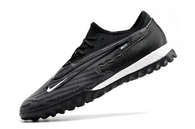 Men's Nike React Phantom GX Pro TF Artificial Turf Low-Tops Football Shoes - Black/White