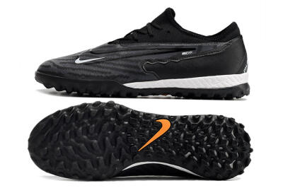 Men's Nike React Phantom GX Pro TF Artificial Turf Low-Tops Football Shoes - Black/White