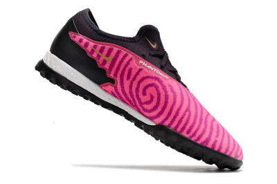 Men's Nike React Phantom GX Pro TF Artificial Turf Low-Tops Football Shoes - Pink/White/Black