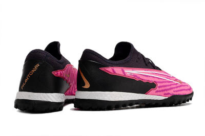 Men's Nike React Phantom GX Pro TF Artificial Turf Low-Tops Football Shoes - Pink/White/Black