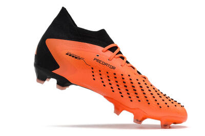 Men's Adidas Predator Accuracy.1 FG Firm Ground High-Tops Football Boots - Orange/Black