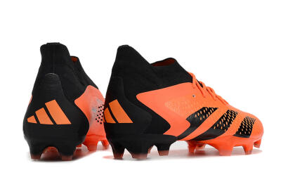 Men's Adidas Predator Accuracy.1 FG Firm Ground High-Tops Football Boots - Orange/Black