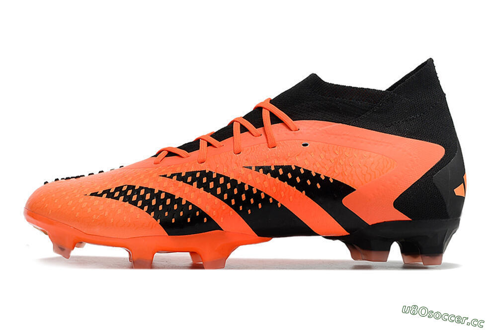 Men's Adidas Predator Accuracy.1 FG Firm Ground High-Tops Football Boots - Orange/Black 0