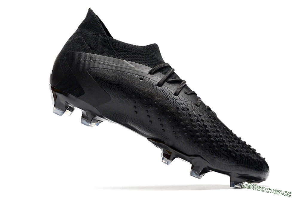 Men's Adidas Predator Accuracy.1 FG Firm Ground Low-Tops Football Boots - Black/Black 4