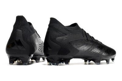 Men's Adidas Predator Accuracy.1 FG Firm Ground Low-Tops Football Boots - Black/Black