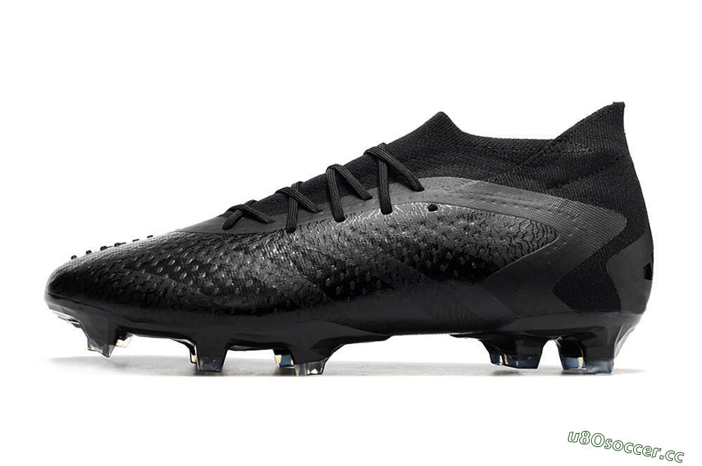 Men's Adidas Predator Accuracy.1 FG Firm Ground Low-Tops Football Boots - Black/Black 0