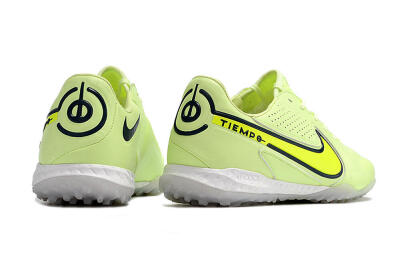Men's Nike React Tiempo Legend 9 Pro TF Artificial Turf Low-Tops Football Shoes - Green/Black